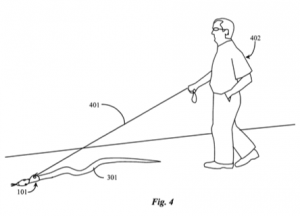 Snake Walking System Patent graphic